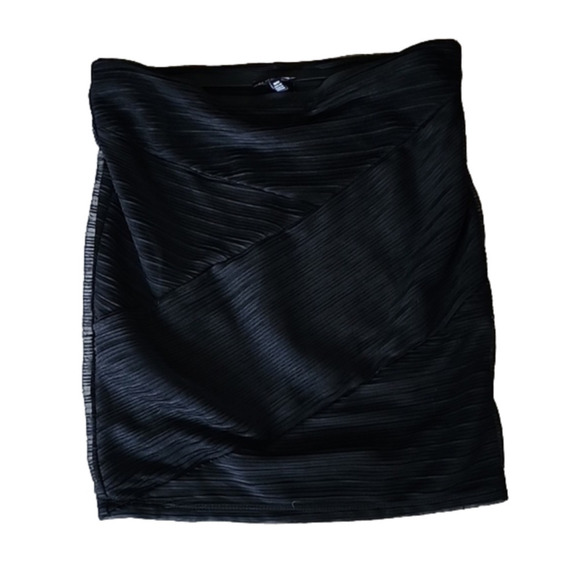 LE Chateau Strapless black ladies blouse medium - Picture 1 of 3